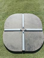 zware parasol kruisvoet inclusief stenen, Tuin en Terras, Parasols, Ophalen, Gebruikt, Zweefparasol