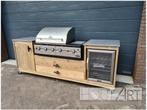 Buitenkeuken Boretti Ibrido top met koelkast!, Tuin en Terras, Buitenkeukens, Vrijstaand, Info@hout-art.nl, Nieuw, Ophalen of Verzenden