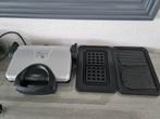 4-in-1 Grillapparaat: Wafelijzer, Tosti-ijzer, Grill, Ophalen of Verzenden, Vaatwasmachinebestendig, Gebruikt, Tafelgrill