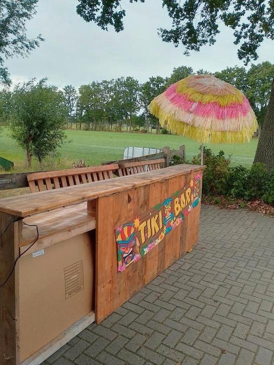 Mooie houten bar voor keet, Huis en Inrichting, Barren, Gebruikt, Ophalen