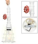 Industriële brandweer lamp., Huis en Inrichting, Lampen | Hanglampen, Ophalen of Verzenden, Nieuw, 75 cm of meer
