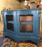 Brocante kast | Penantkast | Kast met gaas, Antiek en Kunst, Curiosa en Brocante, Ophalen