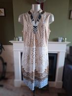 K-Design K design schitterende halslijn jurk XL gratis verz, K-design, Maat 42/44 (L), Zo goed als nieuw, Knielengte