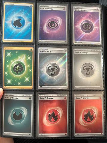 Pokémon Energy Kaarten beschikbaar voor biedingen