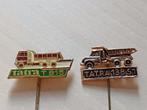 2x TATRA  vracht wagen, Verzamelen, Speldjes, Pins en Buttons, Verzenden, Gebruikt, Merk, Speldje of Pin