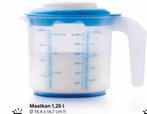 Tupperware Mix ‘n Meet Schenkkom/MAATKAN 1,25 LITER € 22,50, Nieuw, Ophalen of Verzenden