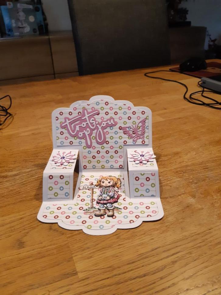 Scrap-Trots op jou(46), Hobby en Vrije tijd, Kaarten | Zelfgemaakt, Nieuw, Overige thema's, Ophalen of Verzenden