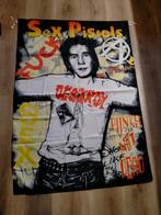 Sid Vicious Sex Pistols punk punkrock vintage muziek vlag, Ophalen of Verzenden, Zo goed als nieuw