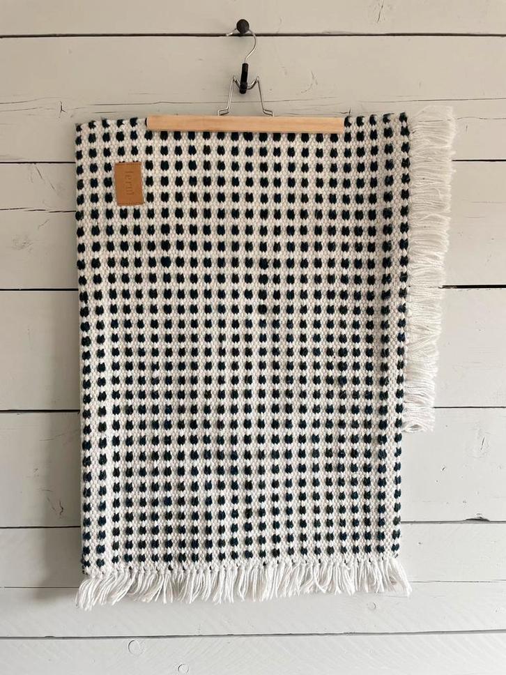 Ferm Living Way mat deurmat 70x50 Off-White, Tuin en Terras, Deurmatten, Zo goed als nieuw, Overige materialen, Schoonloopmat