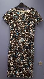 LaDress koker jurk blauw / wit / zwart + ceintuur XXS 39291, Blauw, ., Ophalen of Verzenden, Zo goed als nieuw