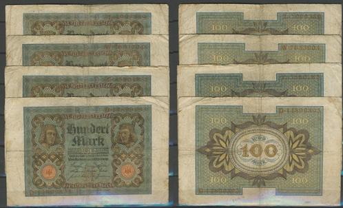 Kreichsbanknote 4 x 100 Mark 1920 Noodgeld Biljet c-309 jdu, Postzegels en Munten, Bankbiljetten | Europa | Niet-Eurobiljetten