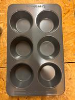 Muffinpan 6 muffins, Ophalen of Verzenden, Zo goed als nieuw, Taarten