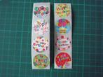 8 stickers Happy Birthday, Ophalen of Verzenden, Nieuw, Overige thema's, Overige typen