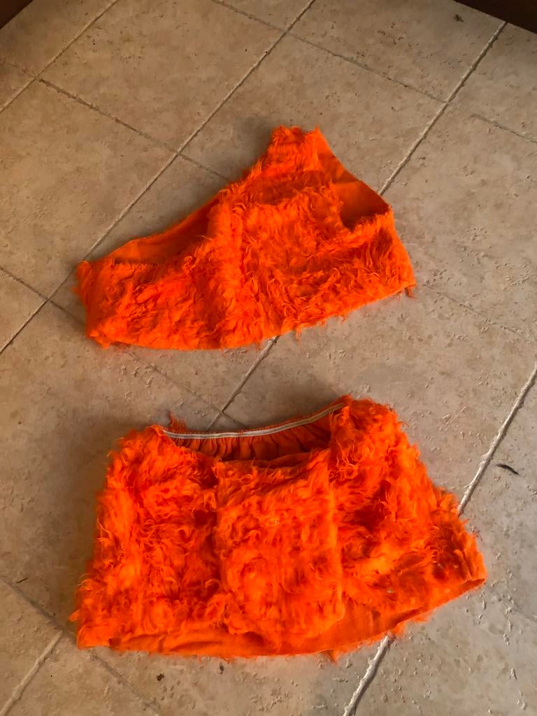31x Oranje of paars / rok of topje / grote maten - loopgroep, Kleding | Heren, Carnavalskleding en Feestkleding, Ophalen of Verzenden