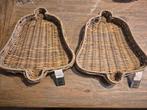 Riviera maison # kerst rattan bell mini tray, Ophalen of Verzenden
