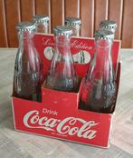 6 Coca Cola flesjes in tray, Gebruikt, Ophalen of Verzenden, X, X