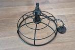 2x hanglamp metaal zwart dia 60cm, Huis en Inrichting, Lampen | Hanglampen, Ophalen, Gebruikt, Metaal, 50 tot 75 cm