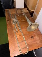 Oude Tenor Trombone - Opknapper, Muziek en Instrumenten, Ophalen of Verzenden, Gebruikt, Tenor