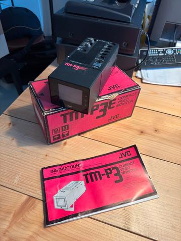 JVC TM-P3E CRT Monitor - Compleet met Doos! beschikbaar voor biedingen