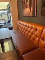 Lederen bank voor meerdere personen, Ophalen, Gebruikt, 300 cm of meer, Vierpersoons of meer