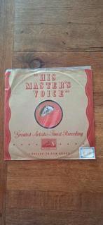 Vintage His Master's Voice Grammofoonplaat, Ophalen of Verzenden, Zo goed als nieuw, 10 inch