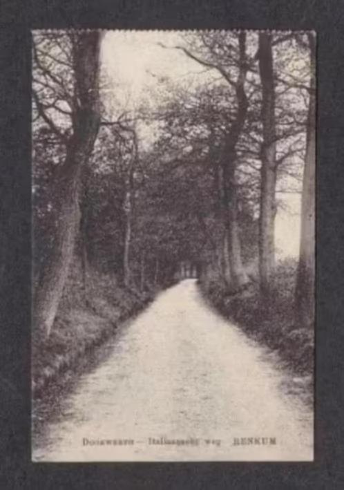 Doorwerth Renkum Italiaanscheweg 1920., Verzamelen, Ansichtkaarten | Nederland, Gelopen, Gelderland, Voor 1920, Ophalen of Verzenden