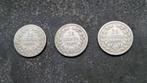 Zilveren kwartjes (25 cent) Wilhelmina 1901-1903, Zilver, 25 cent, Ophalen of Verzenden, Koningin Wilhelmina