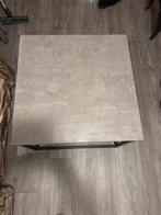 Mooie vierkante salontafel 60x60, Gebruikt, Vierkant, Metaal, Minder dan 50 cm