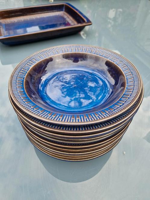 Gefle Kosmos diepe borden 18.5, Antiek en Kunst, Antiek | Servies compleet, Ophalen of Verzenden