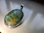 Mooie zilveren hanger met Turquoise, Overige voorstellingen, Nieuw, Met edelsteen, Zilver