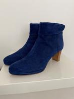 Laarzen  blauw gebloemd suede Lilian 37, Blauw, Lilian, Lage of Enkellaarzen, Ophalen of Verzenden