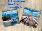 Leuke & gezellige kussenhoes , diverse design- Ibiza-Lounge, Ophalen of Verzenden, Zo goed als nieuw, Vierkant