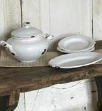 SALE……….. kinder emaille setje wit 4 delig, Verzenden
