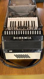 Bohemia 32 accordeon in koffer, Ophalen, Zo goed als nieuw, 32-bas, Overige merken
