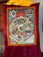 levenscyclus/ karma Tibetaanse Thangka, Antiek en Kunst, Ophalen of Verzenden