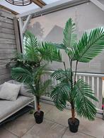2 kunst palmbomen 1.80 hoog, Tuin en Terras, Kunststof, Rond, Ophalen of Verzenden, Zo goed als nieuw