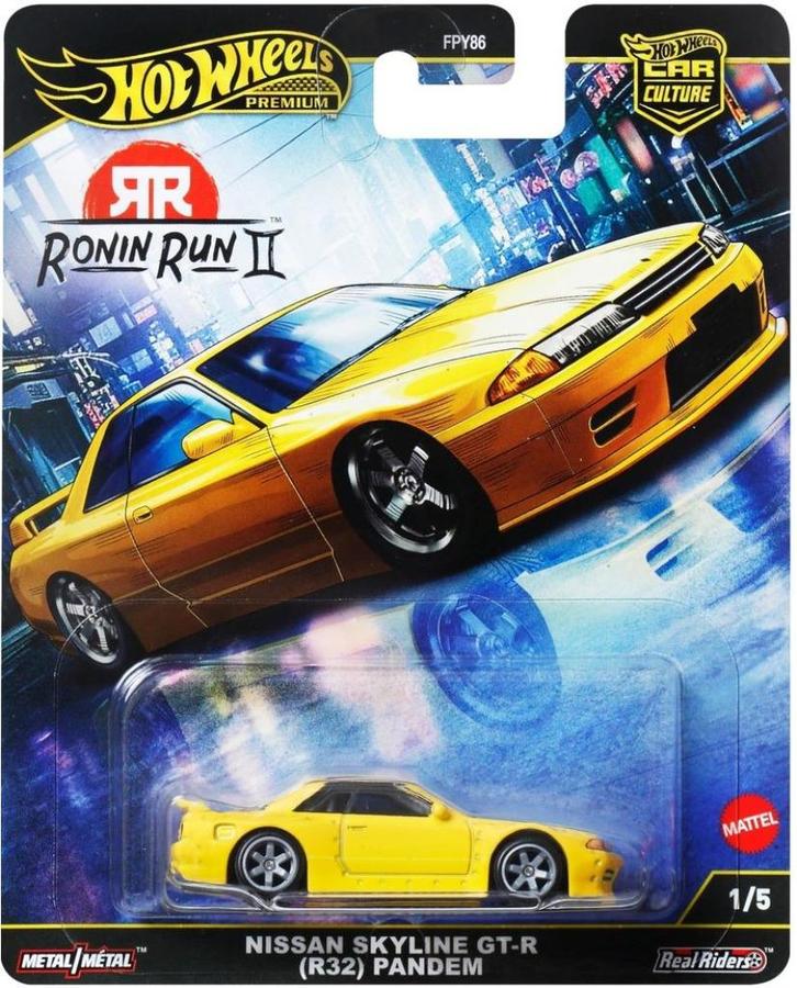 Hot Wheels Premium Nissan Skyline GT-R R32 Pandem Ronin Run2, Kinderen en Baby's, Speelgoed | Speelgoedvoertuigen, Nieuw, Ophalen of Verzenden