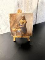 Mooi kunst tegeltje melkmeisje nieuw in doosje, Antiek en Kunst, Ophalen of Verzenden