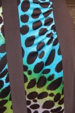Jurk bruin panter/ blauw/ groen Joseph Ribkoff mt 38 OPRUIMI, Kleding | Dames, Jurken, Maat 38/40 (M), Blauw, Joseph Ribkoff, Ophalen of Verzenden