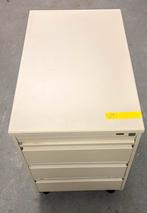 Stalen ladeblok met 3 lades op wielen, Huis en Inrichting, Ophalen, Minder dan 50 cm, Gebruikt, 75 cm of meer