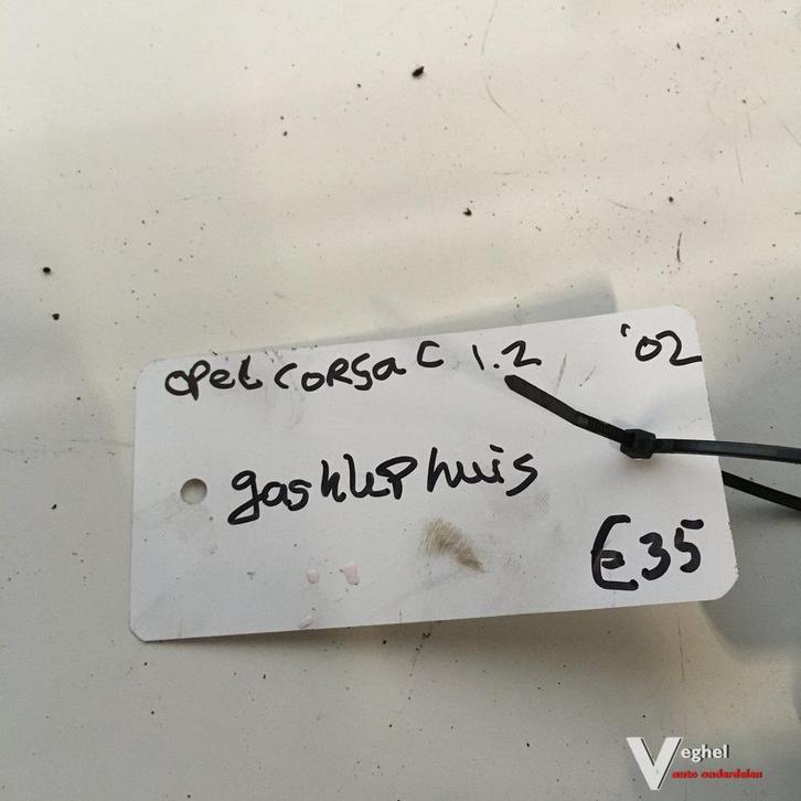 Opel Corsa C   1.2 2002  Gasklephuis, Auto-onderdelen, Brandstofsystemen, Gebruikt, Ophalen of Verzenden