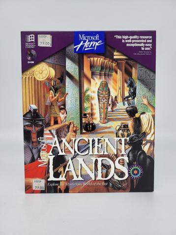 Ancient Lands Microsoft Home Big BOX Vintage PC CD-ROM