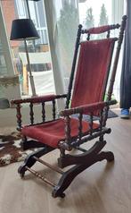 Antieke schommel stoel Gratis!, Huis en Inrichting, Stoelen, Ophalen, Bruin, Eén, Hout