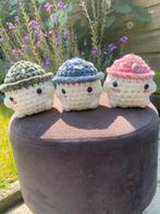 Knuffel, kraamcadeau, decoratie, groen, blauw, roze, gehaakt, Ophalen of Verzenden, Nieuw, Overige typen
