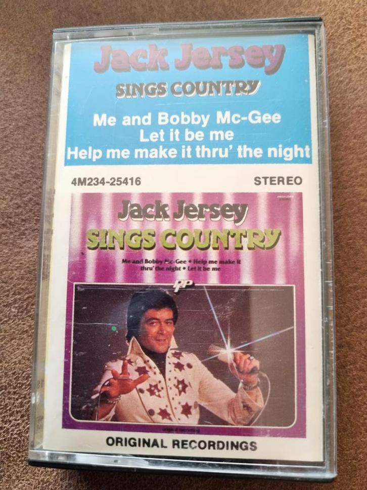 Jack Jersey - Sings Country Cassetteband, Cd's en Dvd's, Cassettebandjes, Zo goed als nieuw, Origineel, Country en Western, 1 bandje