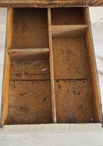 Vintage oud grenen tafel met lade - Opknapper!, Ophalen