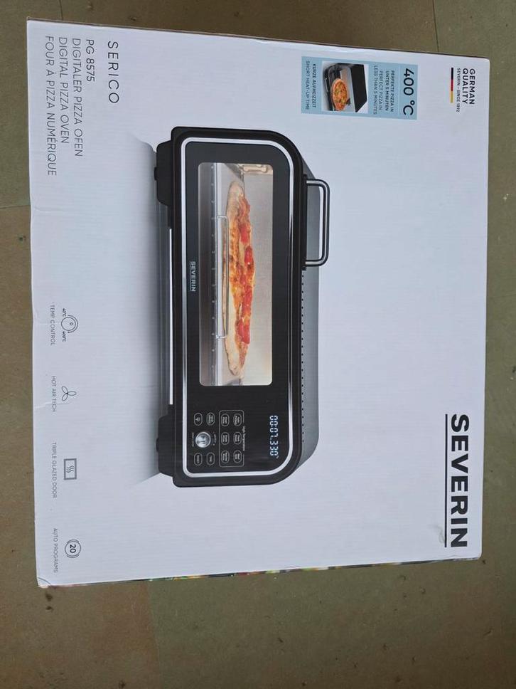 Severin Pizza Oven - Nieuw in Doos!, Witgoed en Apparatuur, Ovens, Nieuw, Vrijstaand, Oven, Hete lucht, Ophalen of Verzenden