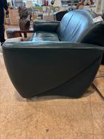 Jori Bank Groen Leer - Prachtige Staat!, Driepersoons, Leer, Ophalen of Verzenden, Zo goed als nieuw