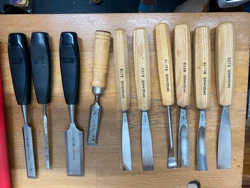 Houtsnij gutsen, beitels, mesjes pfeil, beaver, Doe-het-zelf en Verbouw, Gereedschap | Handgereedschap, Zo goed als nieuw, Ophalen