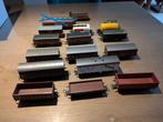 15 Verschillende goederenwagons, Roco, Piko en Lima, Gebruikt, Gelijkstroom, Wagon, Ophalen of Verzenden
